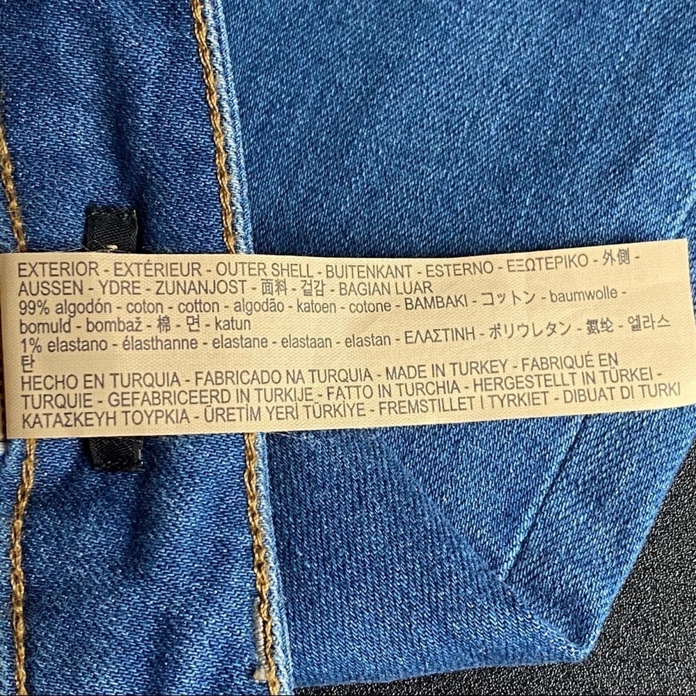Massimo Duti Crop Kick Out Flare High Rise Jean 4 - Picture 13 of 14